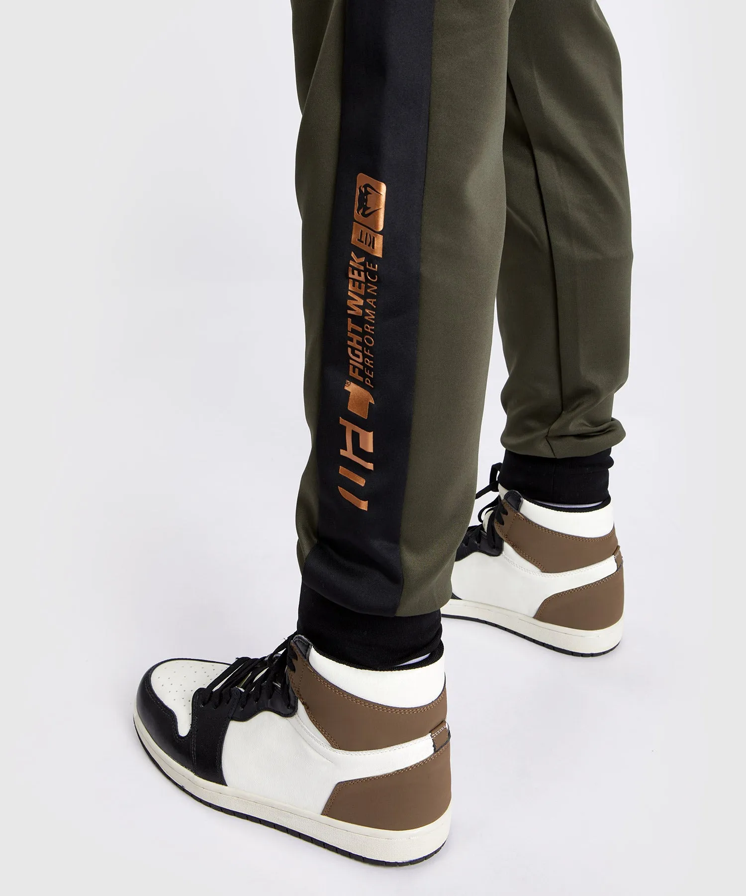 UFC Adrenaline by Venum Fight Week Men’s Performance Jogging Pants - Khaki/Bronze