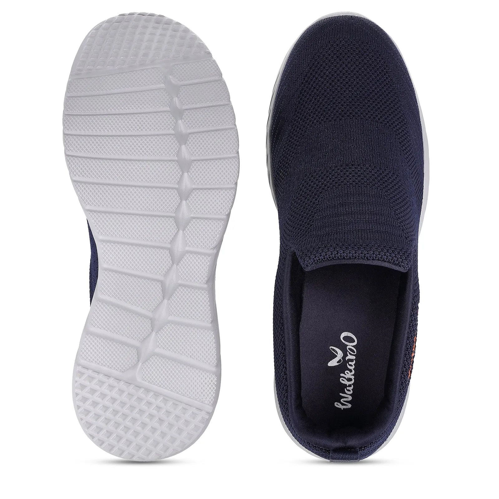 Walkaroo Belly Shoes for Men- XS9750 Navy Blue