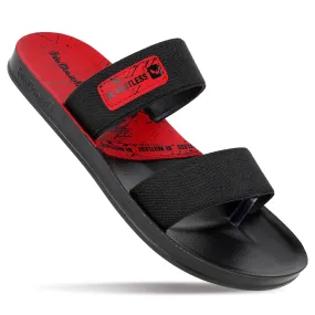 Walkaroo Men Sandals  - WG5432 Black Red