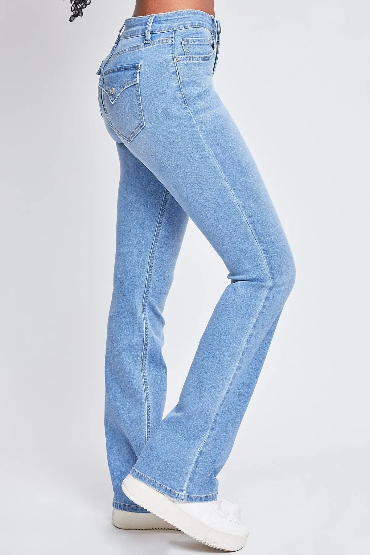 Women's Essential Mid Rise Bootcut Jeans