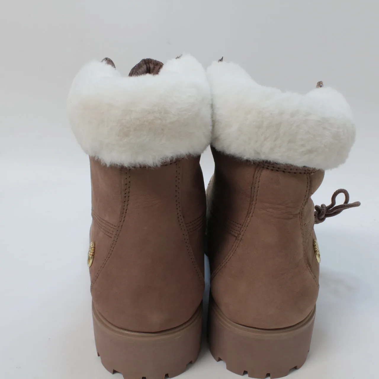 Womens Timberland Lyonsdale Shearling Boots Brown Uk Size 6